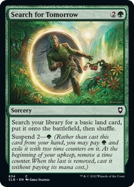 Image for Search for Tomorrow (Commander Legends: Battle for Baldur's Gate) (834) - Magic: The Gathering