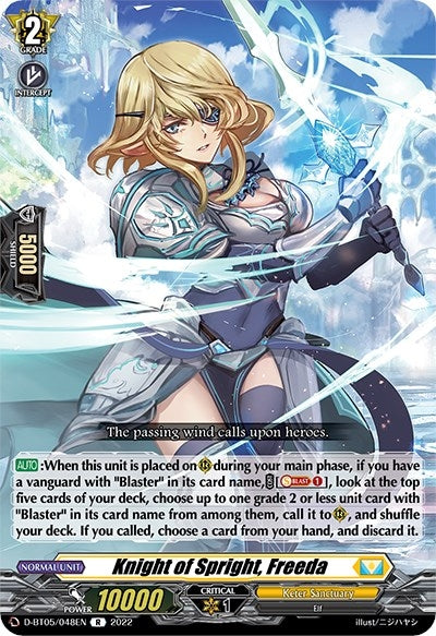 Image for Knight of Spright, Freeda (D-BT05: Triumphant Return of the Brave Heroes) (D-BT05/048EN) - Cardfight Vanguard