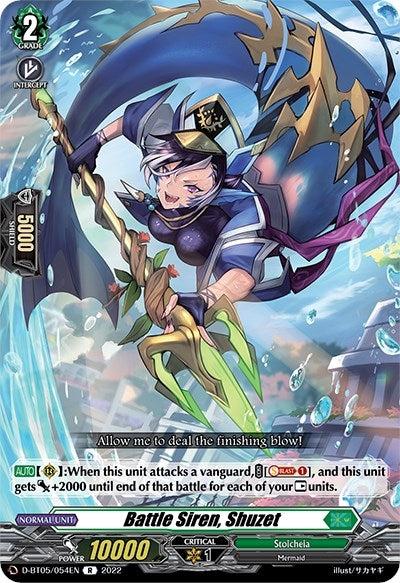 Image for Battle Siren, Shuzet (D-BT05: Triumphant Return of the Brave Heroes) (D-BT05/054EN) - Cardfight Vanguard