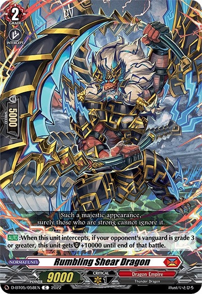 Image for Rumbling Shear Dragon (D-BT05: Triumphant Return of the Brave Heroes) (D-BT05/058EN) - Cardfight Vanguard