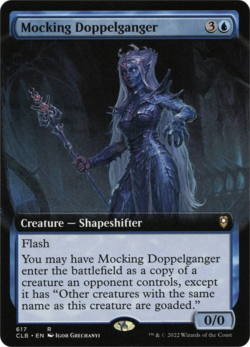Image for Mocking Doppelganger (Extended Art) (Commander Legends: Battle for Baldur's Gate) (617) - Magic: The Gathering