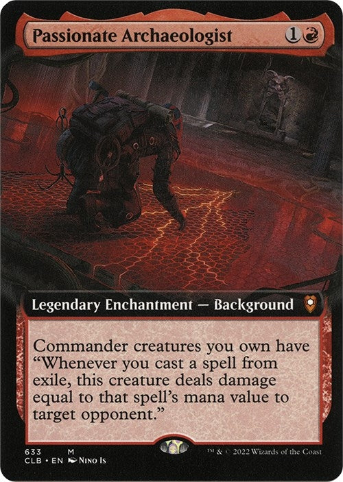 Image for Passionate Archaeologist (Extended Art) (Commander Legends: Battle for Baldur's Gate) (633) - Magic: The Gathering