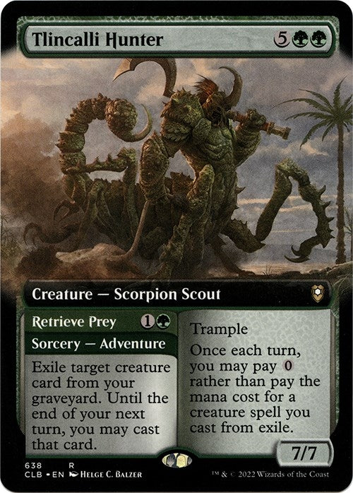 Image for Tlincalli Hunter (Extended Art) (Commander Legends: Battle for Baldur's Gate) (638) - Magic: The Gathering