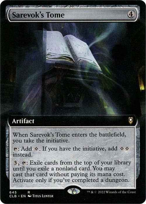 Image for Sarevok's Tome (Extended Art) (Commander Legends: Battle for Baldur's Gate) (645) - Magic: The Gathering