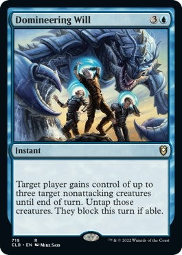 Image for Domineering Will (Commander Legends: Battle for Baldur's Gate) (719) - Magic: The Gathering