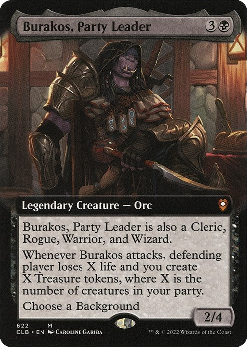 Image for Burakos, Party Leader (Extended Art) (Commander Legends: Battle for Baldur's Gate) (622) - Magic: The Gathering