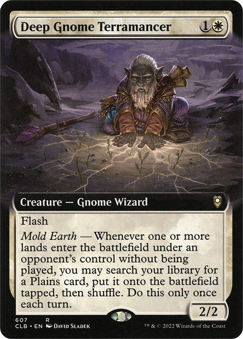 Image for Deep Gnome Terramancer (Extended Art) (Commander Legends: Battle for Baldur's Gate) (607) - Magic: The Gathering