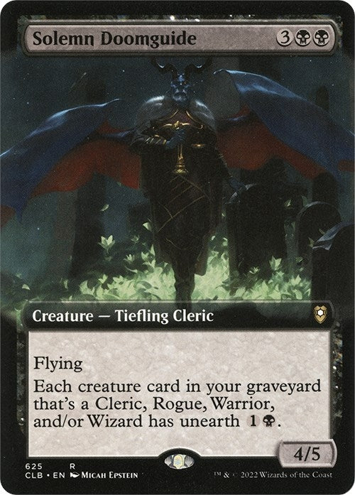 Image for Solemn Doomguide (Extended Art) (Commander Legends: Battle for Baldur's Gate) (625) - Magic: The Gathering