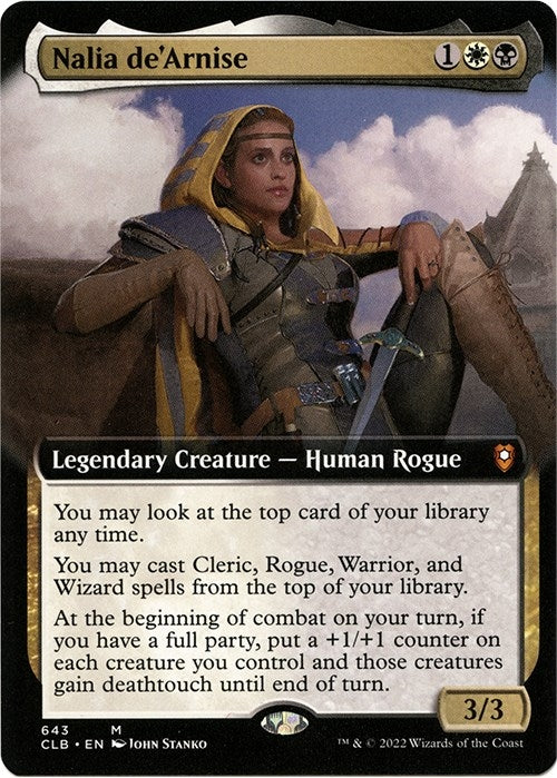 Image for Nalia de'Arnise (Extended Art) (Commander Legends: Battle for Baldur's Gate) (643) - Magic: The Gathering