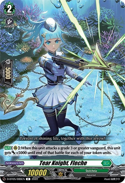 Image for Tear Knight, Fleche (D-BT05: Triumphant Return of the Brave Heroes) (D-BT05/086EN) - Cardfight Vanguard