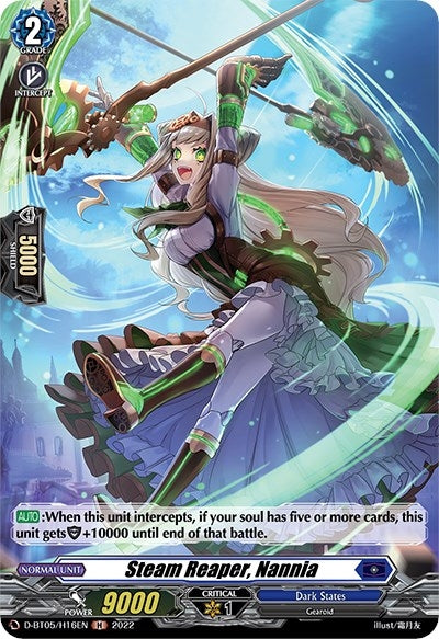 Image for Steam Reaper, Nannia (Holo) (D-BT05: Triumphant Return of the Brave Heroes) (D-BT05/H16EN) - Cardfight Vanguard