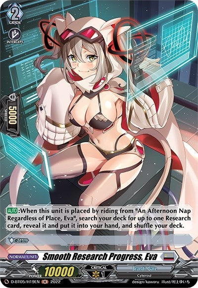 Image for Smooth Research Progress, Eva (Holo) (D-BT05: Triumphant Return of the Brave Heroes) (D-BT05/H19EN) - Cardfight Vanguard