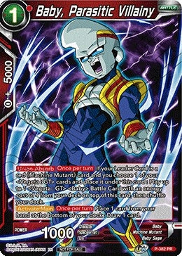 Image for Baby, Parasitic Villainy (Tournament Pack Vol. 8) (Tournament Promotion Cards) (P-382) - Dragon Ball Super: Masters