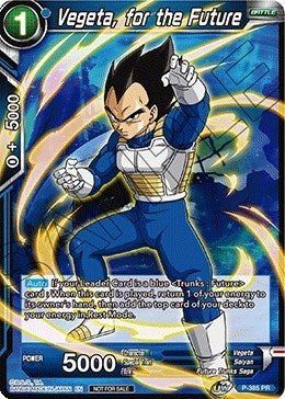 Image for Vegeta, for the Future (Tournament Pack Vol. 8) (Tournament Promotion Cards) (P-385) - Dragon Ball Super: Masters