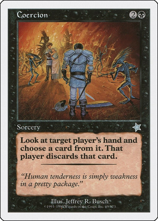 Image for Coercion (Starter 1999) (69) - Magic: The Gathering