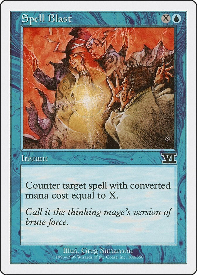 Image for Spell Blast (Classic Sixth Edition) (100) - Magic: The Gathering