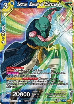 Image for Saonel, Warrior of Universe 6 (Tournament Pack Vol. 8) (Tournament Promotion Cards) (P-391) - Dragon Ball Super: Masters