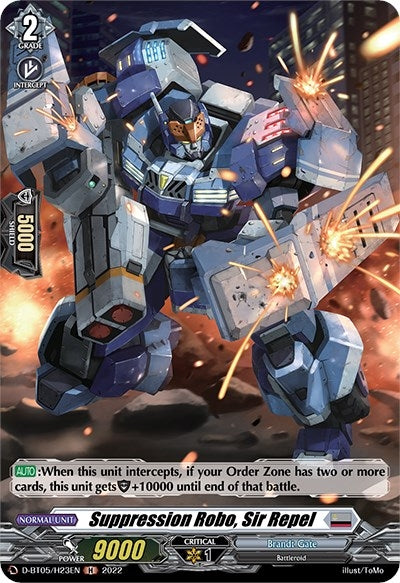 Image for Suppression Robo, Sir Repel (Holo) (D-BT05: Triumphant Return of the Brave Heroes) (D-BT05/H23EN) - Cardfight Vanguard