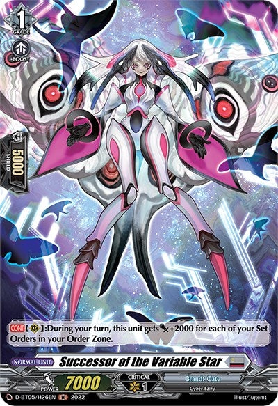 Image for Successor of the Variable Star (Holo) (D-BT05: Triumphant Return of the Brave Heroes) (D-BT05/H26EN) - Cardfight Vanguard