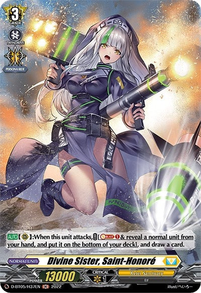 Image for Divine Sister, Saint-Honore (Holo) (D-BT05: Triumphant Return of the Brave Heroes) (D-BT05/H37EN) - Cardfight Vanguard