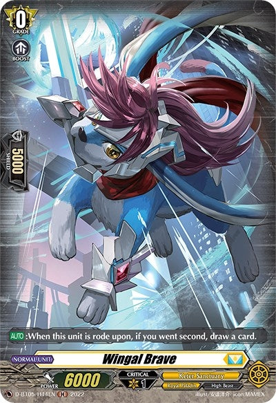Image for Wingal Brave (Holo) (D-BT05: Triumphant Return of the Brave Heroes) (D-BT05/H44EN) - Cardfight Vanguard