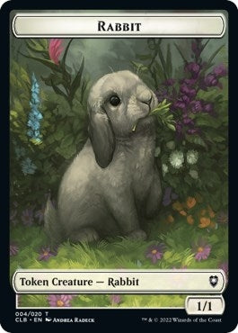 Image for Rabbit Token (Commander Legends: Battle for Baldur's Gate) (4) - Magic: The Gathering