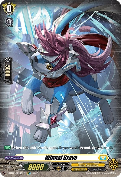 Image for Wingal Brave (SP) (D-BT05: Triumphant Return of the Brave Heroes) (D-BT05/SP41EN) - Cardfight Vanguard