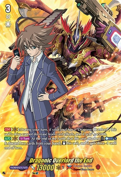 Image for Dragonic Overlord the End (10th SP) (D-BT05: Triumphant Return of the Brave Heroes) (D-BT05/10thSP01EN) - Cardfight Vanguard
