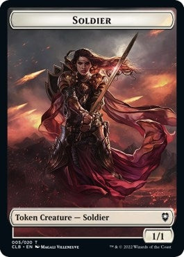 Image for Soldier Token (Commander Legends: Battle for Baldur's Gate) (5) - Magic: The Gathering