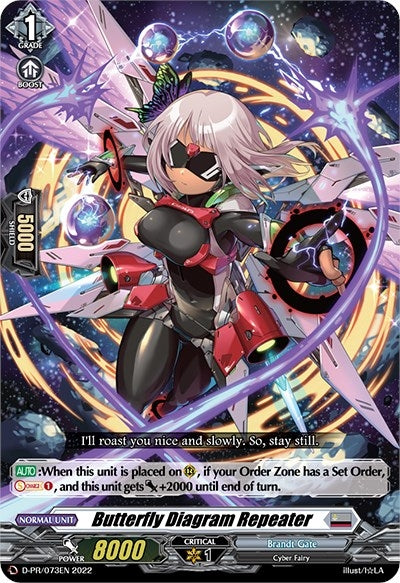 Image for Butterfly Diagram Repeater (D Promo Cards) (D-PR/073EN) - Cardfight Vanguard