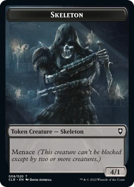 Image for Skeleton Token (Commander Legends: Battle for Baldur's Gate) (8) - Magic: The Gathering