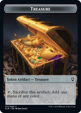 Image for Treasure // Knight Double-sided Token (Commander Legends: Battle for Baldur's Gate) (17 // 2) - Magic: The Gathering