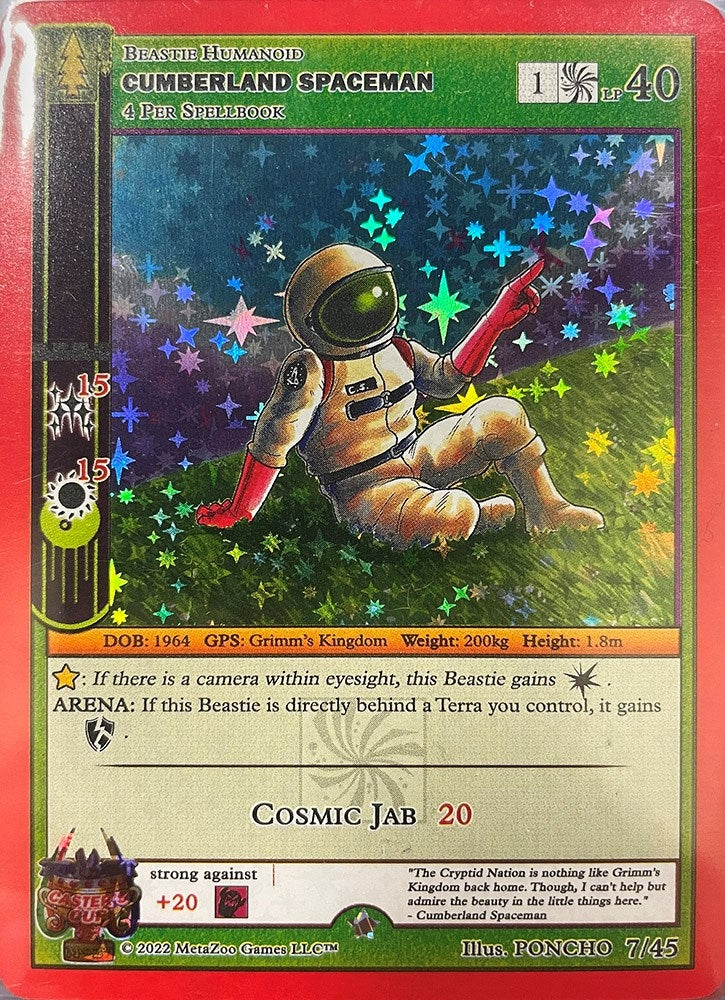 Image for Cumberland Spaceman (Caster's Cup Promo Cards) (7/45) - MetaZoo