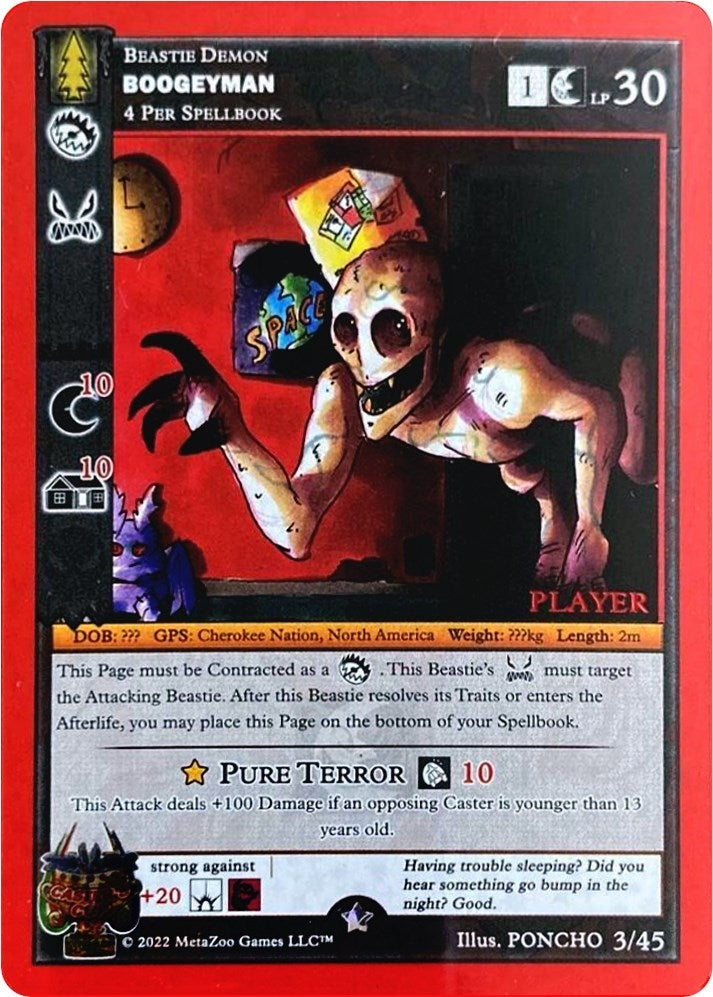 Image for Boogeyman (Player Stamped) (Caster's Cup Promo Cards) (3/45) - MetaZoo
