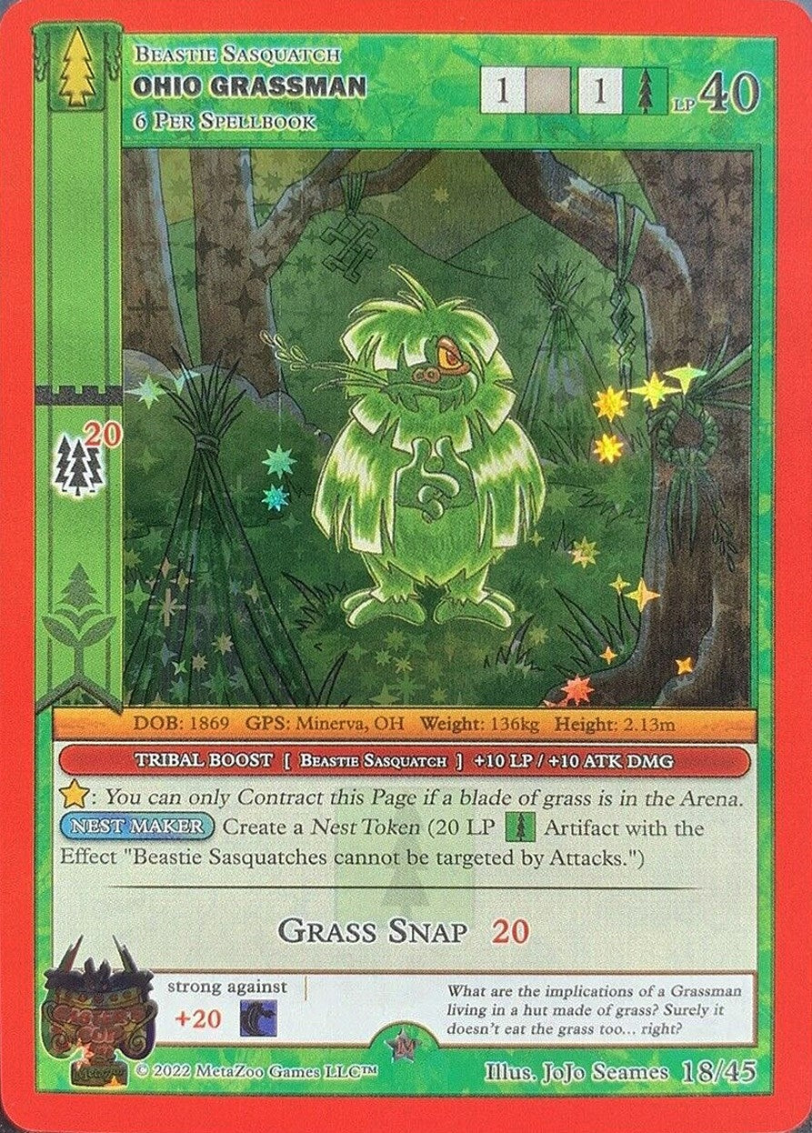 Image for Ohio Grassman (Caster's Cup Promo Cards) (18/45) - MetaZoo
