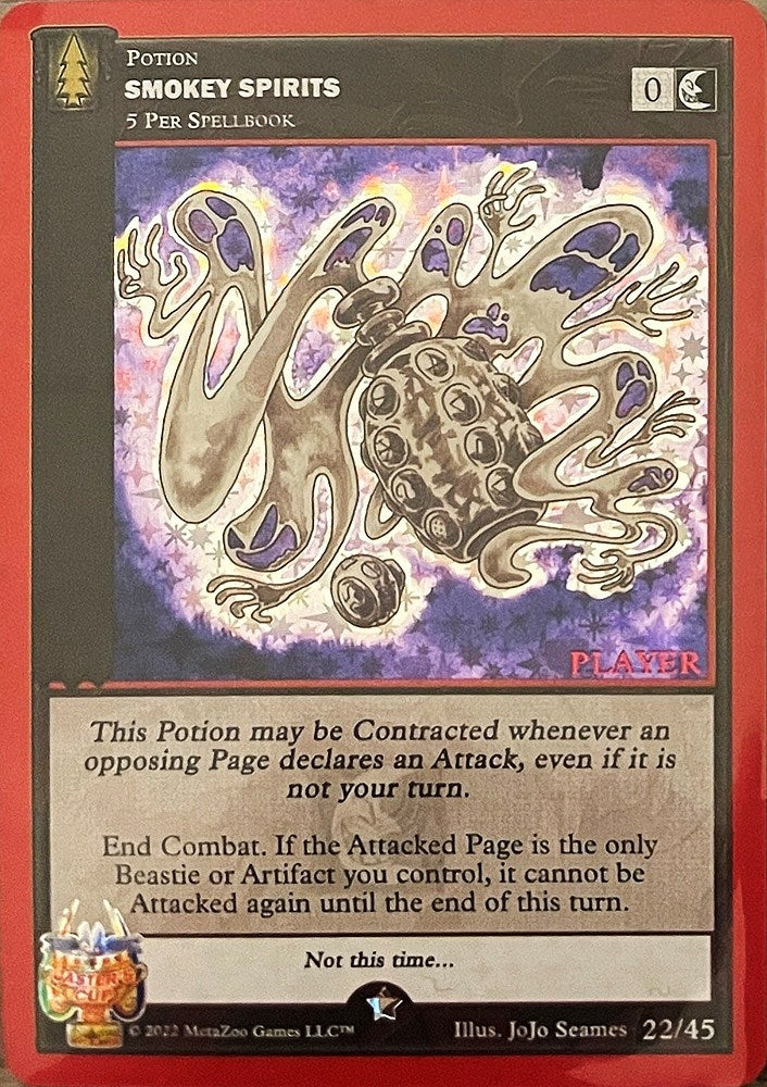 Image for Smokey Spirits (Player Stamped) (Caster's Cup Promo Cards) (22/45) - MetaZoo