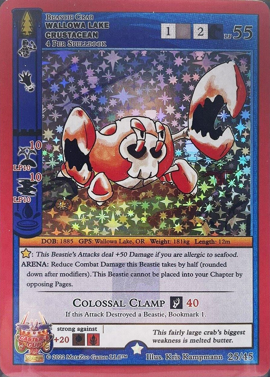 Image for Wallowa Lake Crustacean (Caster's Cup Promo Cards) (25/45) - MetaZoo