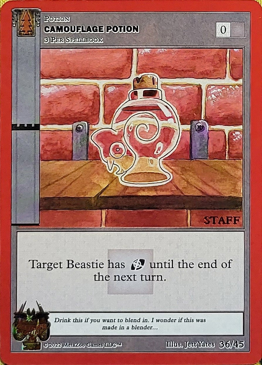Image for Camouflage Potion (Staff Stamped) (Caster's Cup Promo Cards) (36/45) - MetaZoo