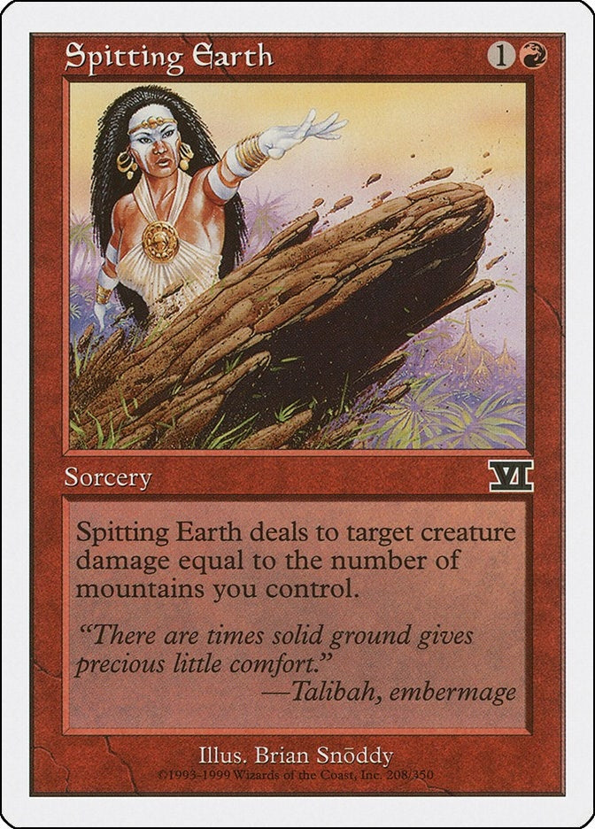 Image for Spitting Earth (Classic Sixth Edition) (207) - Magic: The Gathering