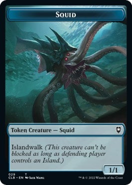 Image for Squid // Copy Double-Sided Token (Commander Legends: Battle for Baldur's Gate) (29 // 19) - Magic: The Gathering