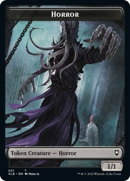 Image for Horror // Eldrazi Horror Double-Sided Token (Commander Legends: Battle for Baldur's Gate) (31 // 21) - Magic: The Gathering