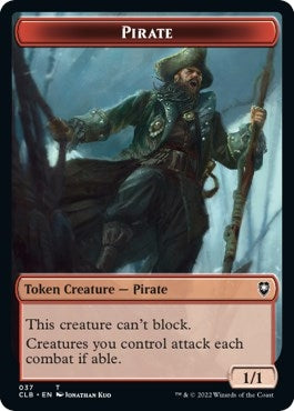 Image for Pirate // Goblin Double-Sided Token (Commander Legends: Battle for Baldur's Gate) (37 // 34) - Magic: The Gathering