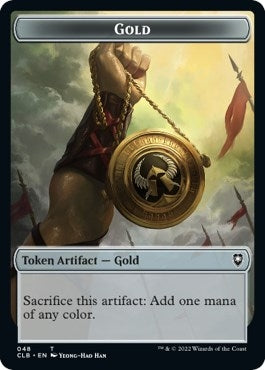 Image for Gold // Dragon Double-Sided Token (Commander Legends: Battle for Baldur's Gate) (48 // 33) - Magic: The Gathering