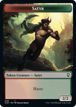 Image for Satyr // Beast Double-Sided Token (Commander Legends: Battle for Baldur's Gate) (46 // 38) - Magic: The Gathering