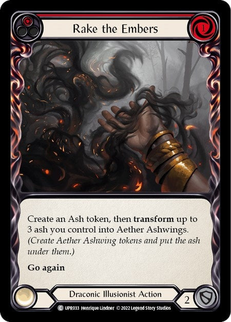 Image for Rake the Embers (Red) (Uprising) (UPR033) - Flesh and Blood TCG