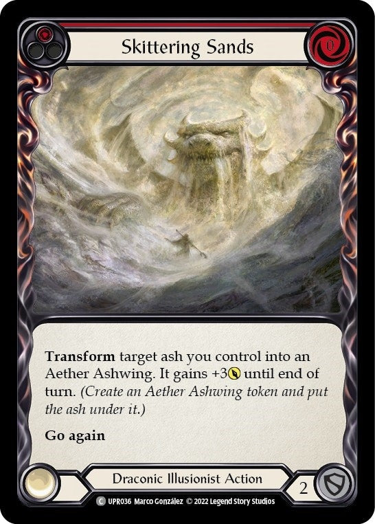 Image for Skittering Sands (Red) (Uprising) (UPR036) - Flesh and Blood TCG