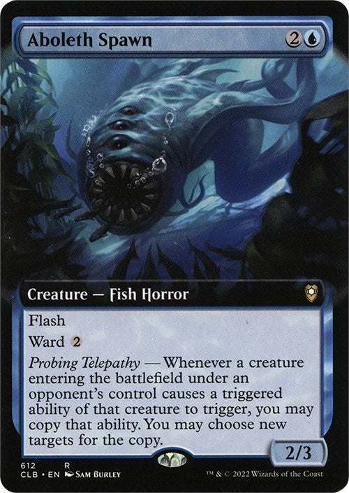 Image for Aboleth Spawn (Extended Art) (Commander Legends: Battle for Baldur's Gate) (612) - Magic: The Gathering