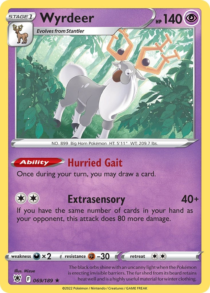 Image for Wyrdeer (Deck Exclusives) (069/189) - Pokemon