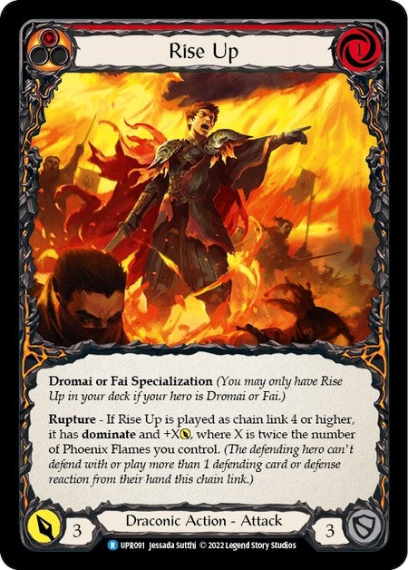 Image for Rise Up (Uprising) (UPR091) - Flesh and Blood TCG