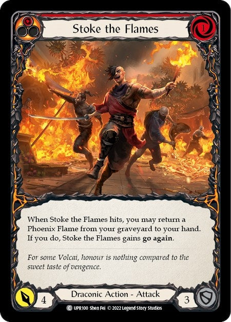 Image for Stoke the Flames (Uprising) (UPR100) - Flesh and Blood TCG
